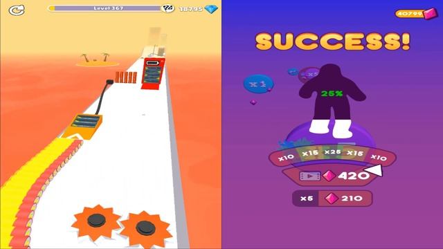 Satisfying Mobile Games 2023 - Battery Run, Blob Runner 3D, Brick Builder, A-Z Run, Juice Run... смотреть онлайн
