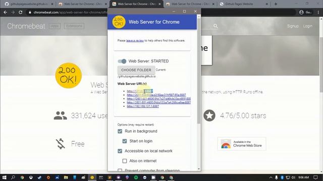 Setup Chrome Web Server as a Development Environment - Github Pages Tutorial смотреть онлайн