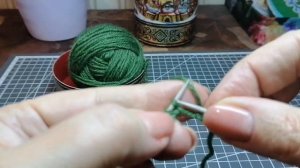 Технология. 7 класс. Вязание спицами_ набор петель, лицевые, изнаночные петли.mp4