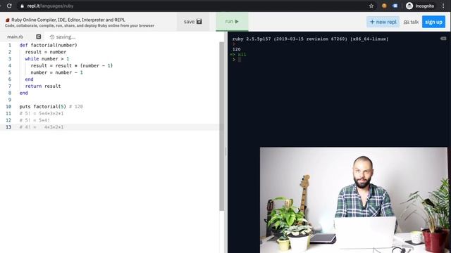 Day 10 of 30 - Ruby Coding Challenge - Recursive Factorial Numbers ? смотреть онлайн
