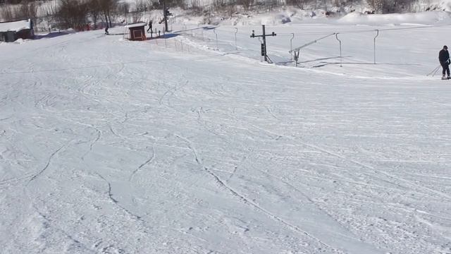 Горнолыжный комплекс "Заячья гора" 9 марта 2018 г. Видео 1 смотреть онлайн