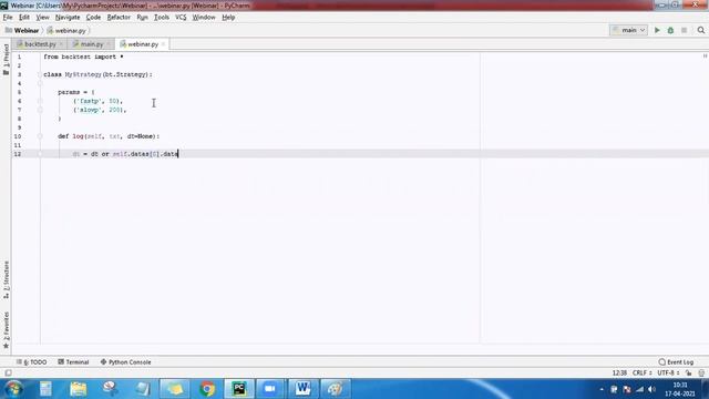 Backtest Moving Average Cross Strategy using Python смотреть онлайн