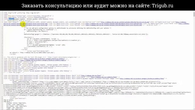 Комплексный аудит сайта. Интернет-магазин душевых кабин. Проверка сайта на ошибки с рекомендациями.