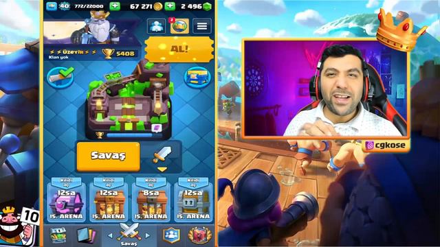 EFSANEVİ JOKER KARTLAR FULLENDİ ! PASS ROYAL KUTULARI🤩 (Clash Royale) смотреть онлайн