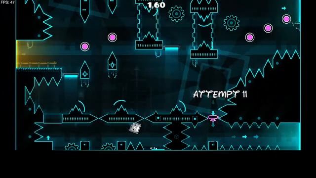 собираю на комп и играю в гд REQ=On // Geometry Dash смотреть онлайн