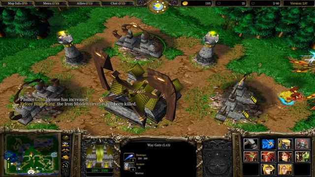 Warcraft III: TFT - (CUSTOM) 394 - Survival Chaos 2.97p - Specializace na věž смотреть онлайн