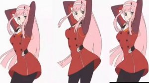 аниме девушка танцует под песню.