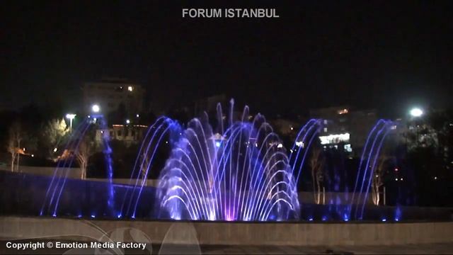 Dancing Fountain Shopping Mall Forum, Istanbul, Turkey / Alışveriş Merkezi Forum İstanbul Türkiye смотреть онлайн