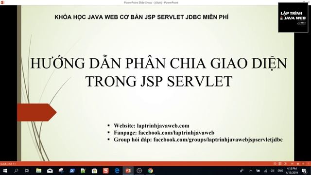 Hướng dẫn xây dựng giao diện (template bootstrap) trong jsp servlet - khóa học java web cơ bản смотреть онлайн