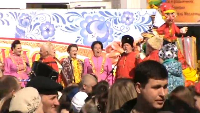 Масленица, Кропоткин, люди смотреть онлайн