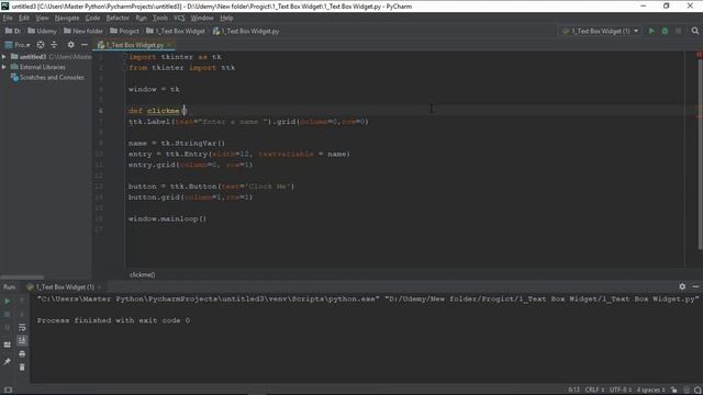 28 - كيفيه انشاء ال Text Box Widget فى ( Python , Tkinter ) لتطبيقات سطح المكتب смотреть онлайн
