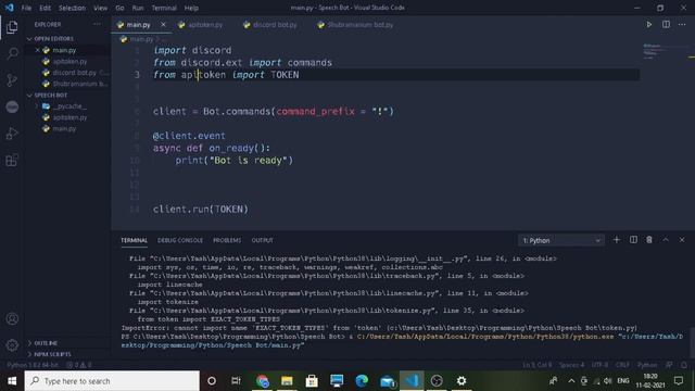 The Basic Stuff | Making my Discord Bot with Discord.py #1 смотреть онлайн
