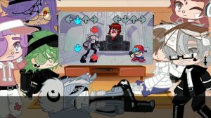 ||🃏||Реакция 13 карт на Friday Night Funkin Mid-Fight Masses||🃏||Gacha Club||🃏||