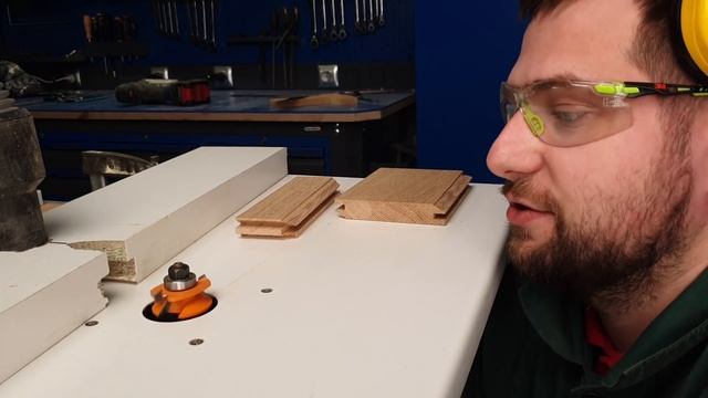 Фасад на самодельном фрезерном столе