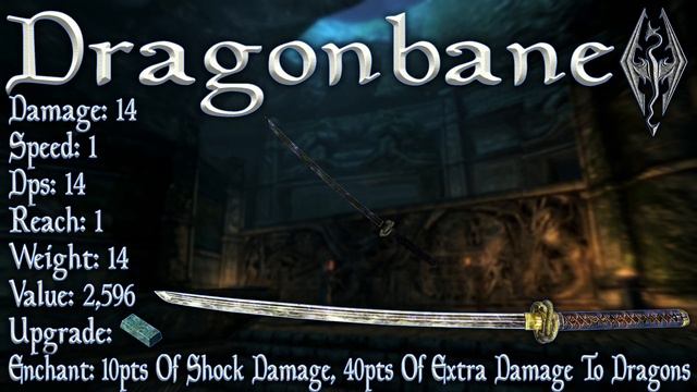 Skyrim SE - Dragonbane - Unique Weapon Guide смотреть онлайн