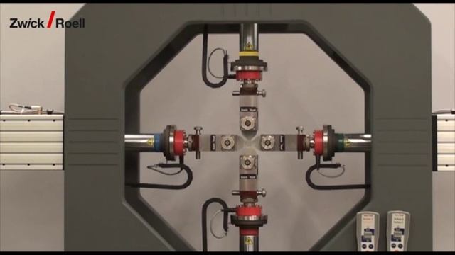 Biaxial Testing Machine - Biaxiale Materialprüfmaschine 20 kN смотреть онлайн