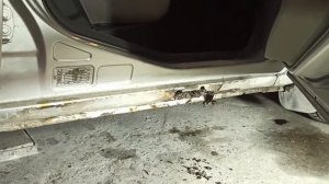 Правый гнилой порог Форд Фьюжн.