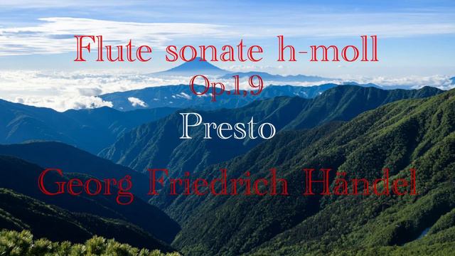 Flute sonate H-Moll Op.1.No.9 Presto/G.F.Händel смотреть онлайн