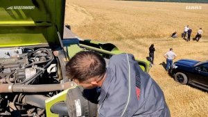 Ежедневное техническое обслуживание зерноуборочного комбайна CLAAS