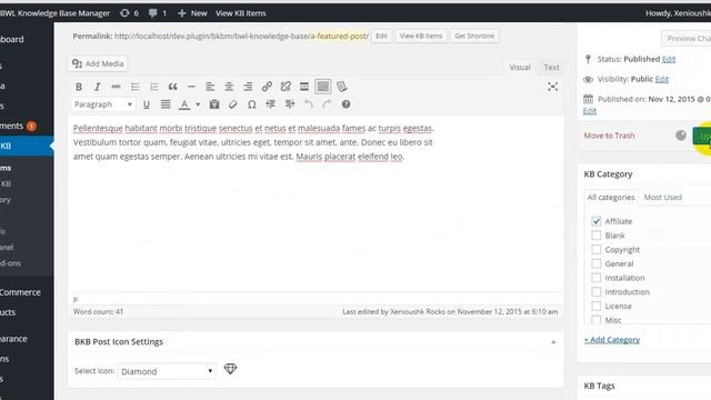 Set KB Post As Featured Item | BWL Knowledge Base Manager | WordPress Plugin | CodeCanYon смотреть онлайн