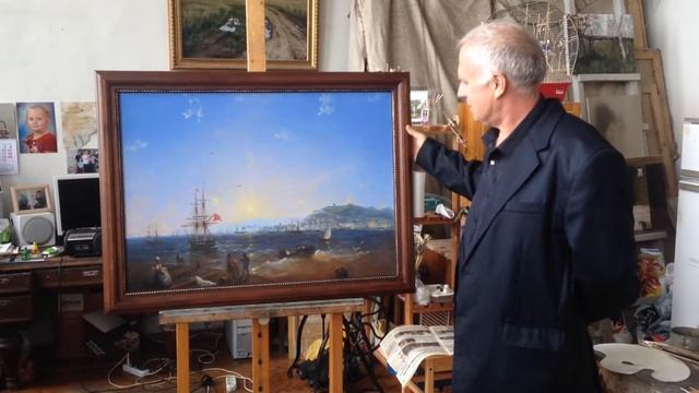 Иван Айвазовский «Керчь» отзыв Анатолия о копии картины смотреть онлайн