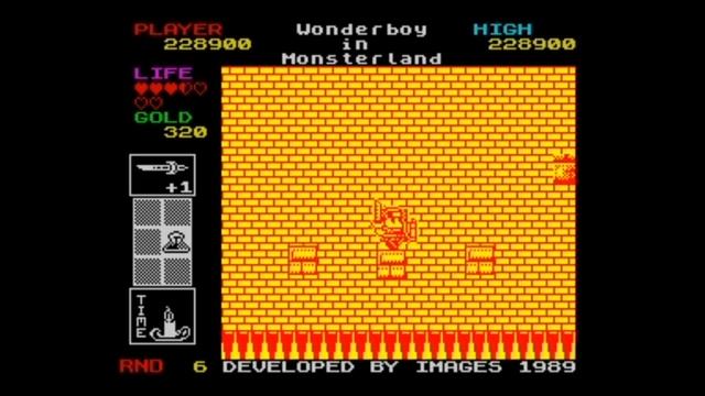 Super Wonderboy In Monsterland 128k (2020 Bugfixed Edition) Walkthrough, ZX Spectrum