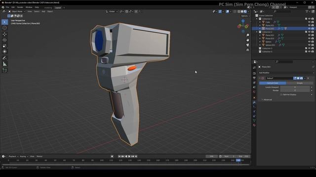 3D Tutorial: Blender as CAD Tool (IGES NURBS) смотреть онлайн