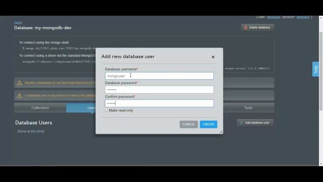 การใช้งาน cloud mongodb by mlab смотреть онлайн