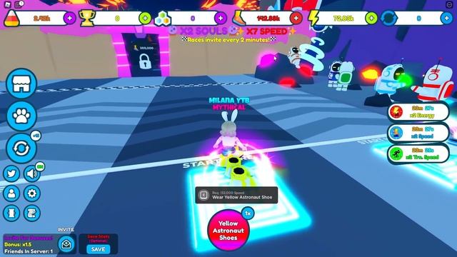 ЧИТЕРСКАЯ ПРОКАЧКА ДОЧКИ В SPEEDMAN SIMULATOR В РОБЛОКС! ROBLOX смотреть онлайн