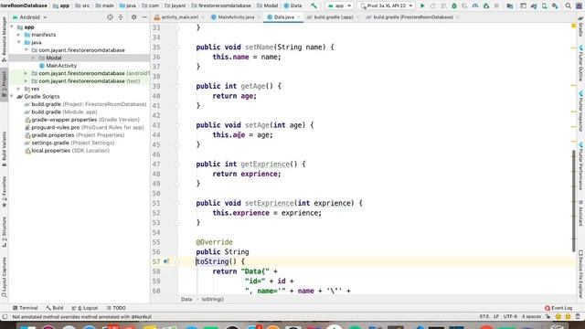 Android Firestore with Room Database - Create Model class (part 3) in hindi смотреть онлайн
