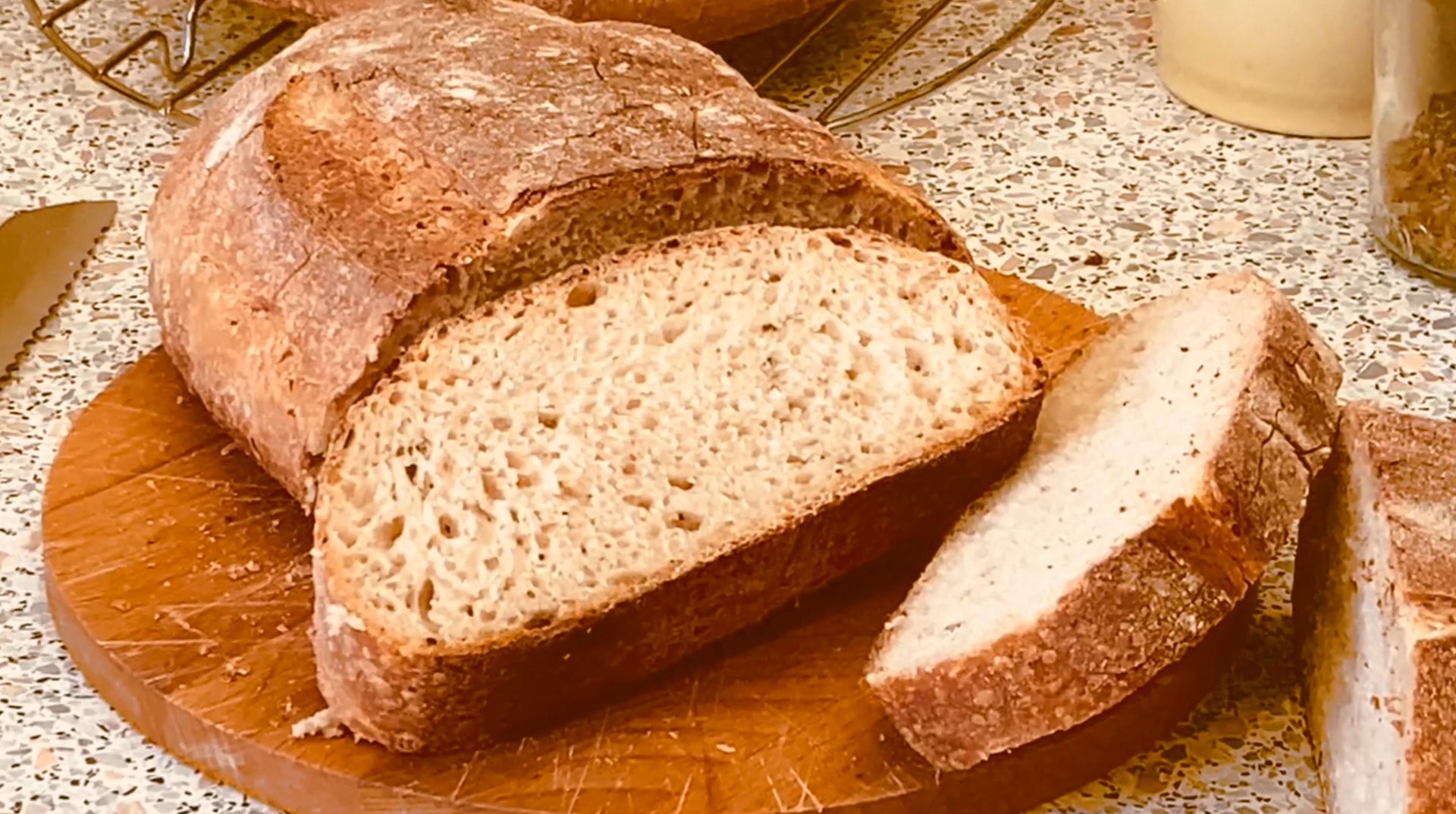 Чудеснейший полезный хлеб на закваске! Холодной ферментации смотреть онлайн