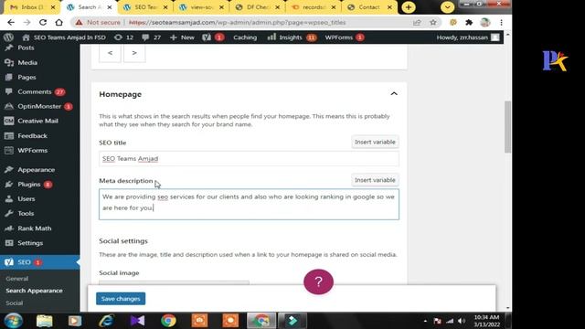 How to Add Title and Meta Description in WordPress Home Page смотреть онлайн