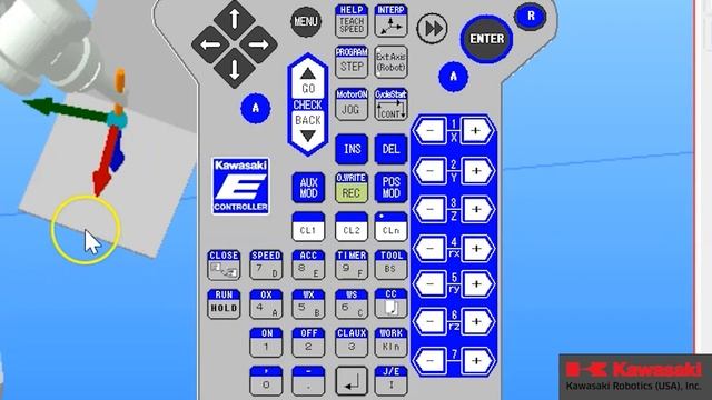 Kawasaki Robotics - Education Programming Series - Jogging in Base Mode Coordinate System смотреть онлайн