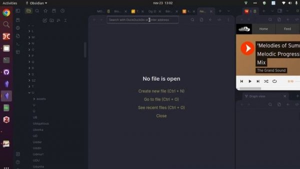 Obsidian [Windows, Linux, Mac, iOS, Android] ingyenes tudásbázis-kezelő program bemutatása magyarul