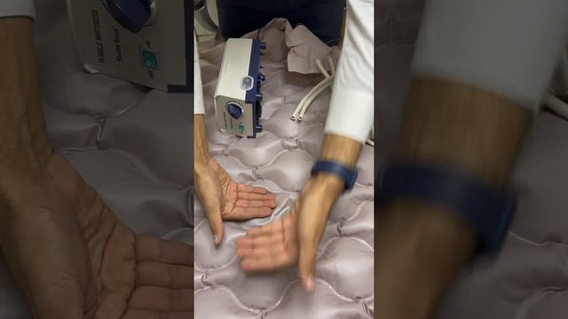How to use Medical Air Bed Mattress in Hindi, Anti-decubitus mattress with pump to prevent BED Sore смотреть онлайн