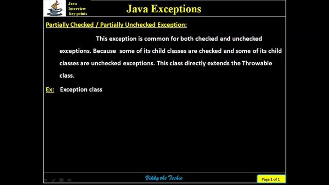 292. Java Partially Checked / Partially Unchecked Exceptions. смотреть онлайн