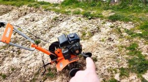 Работаем с культиватором DAEWOO DAT 5055R.