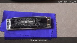 Демо звучания губной гармошки EASTTOP PRO30 C