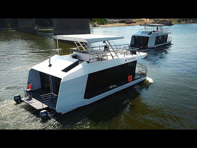 НАШИ Хаусботы От Кутюр за 11,5 миллионов рублей. Обзор Плавучего Дома CRUISE HouseBoat. смотреть онлайн