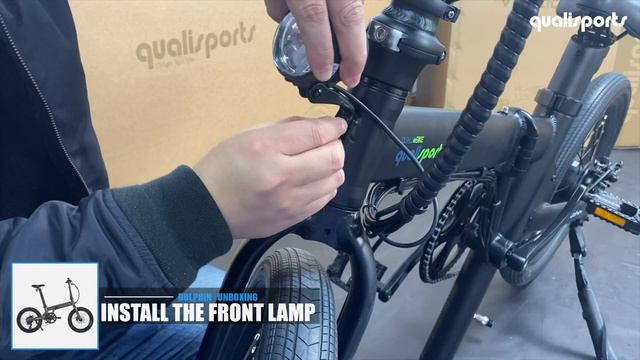Unboxing & Assembling Your Qualisports USA DOLPHIN Folding Ebike смотреть онлайн