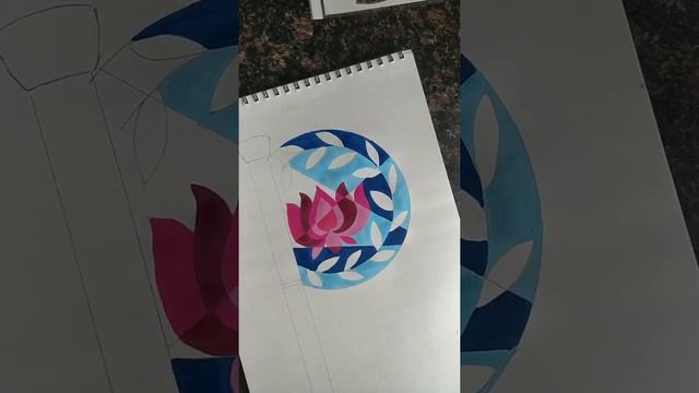 Intermediate grade drawing exam design how to draw hand fan and colour with water colours series 2 смотреть онлайн