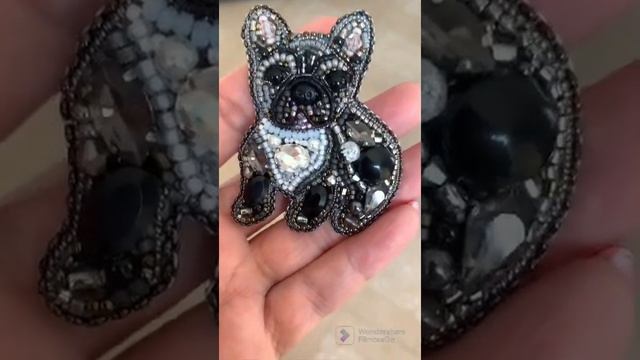 Брошь Французский бульдог смотреть онлайн