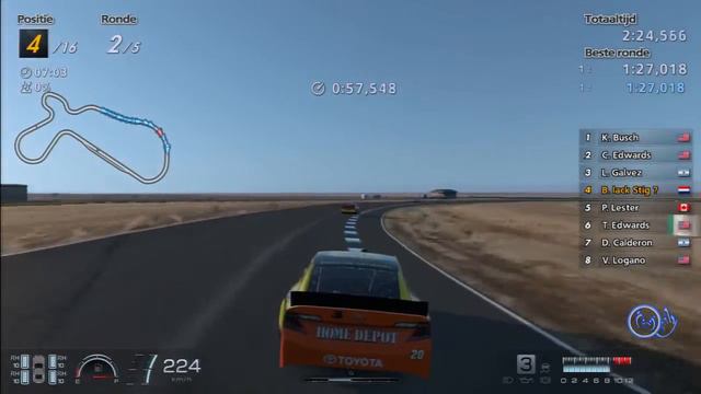 Gran Turismo 6 Int A Nascar Cup Willow Springs смотреть онлайн