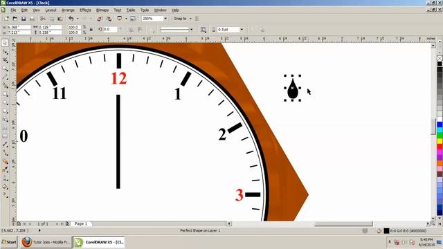 How To Create Clock In CorelDraw X5 Part-2 Tamil смотреть онлайн