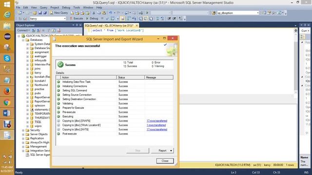 SQL Server - Import from Excel to SQL Server смотреть онлайн