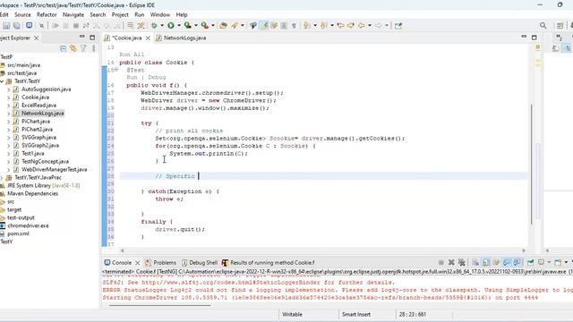 How to get cookie value from a WebDriver using selenium? #bengali #selenium смотреть онлайн