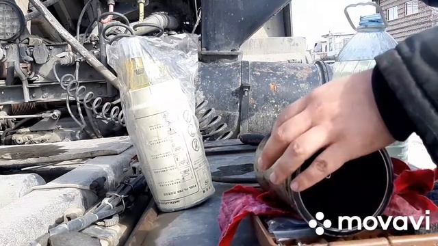 Замена топливного фильтра тонкой очистки Маз 5440 ямз 7511 смотреть онлайн