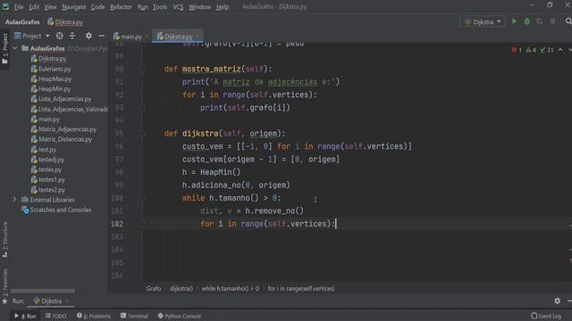 Grafos com Python - Algoritmo de Dijkstra - Aula 21 de Grafos смотреть онлайн