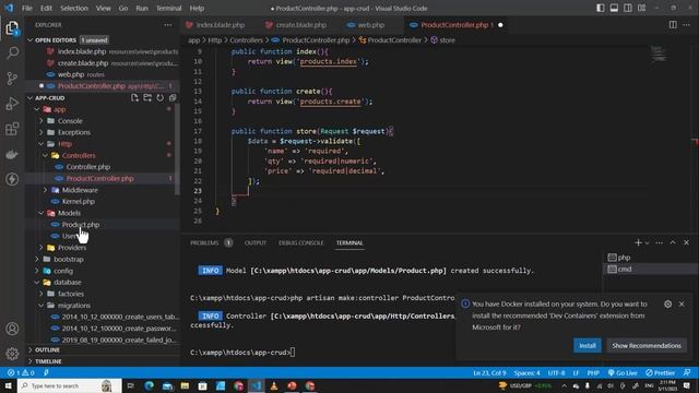 Laravel CRUD in 50 minutes for Beginners from Scratch смотреть онлайн