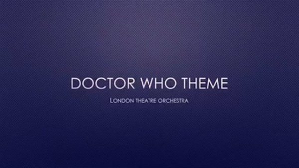 Doctor who theme | London theatre orchestra